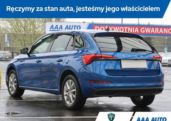 Skoda Scala cena 61000 przebieg: 129702, rok produkcji 2019 z Marki małe 92